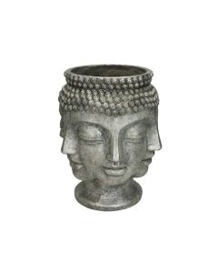 KR Planter Buddha Head Concret