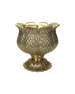KR Bowl Polyresin Gold