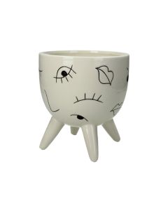 KR Planter Eyes Fine Earthenware